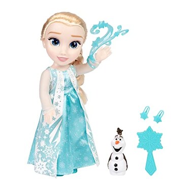 Disney JAKKS Pacific Elsa Doll Classic My Singing Friend Elsa Doll Olaf Figure