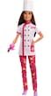 Barbie Doll Accessories Career Pastry Chef Doll with Hat and Cake Slice