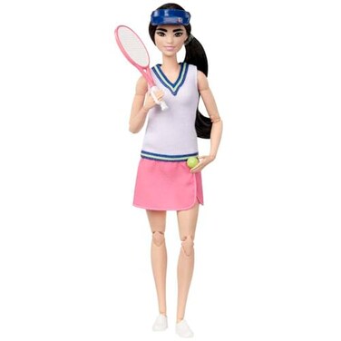 Barbie Doll Accessories Career Tennis Player Doll with Racket and Ball