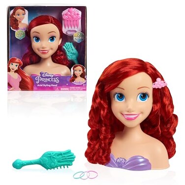 Just Play Disney Princess Small Styling Head Ariel 8L Packaging