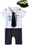 COSLAND Baby Pilot Outfit Infant Boys Halloween Costume White 612 Months