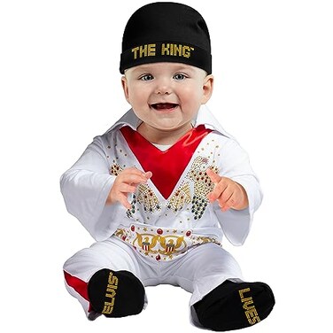 Rubies at Party City Elvis Presley Elvis Presley Costume for Babies Boys 6 Months