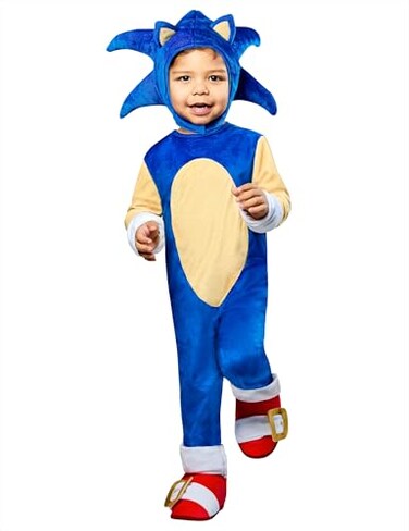 Rubies Sonic the Hedgehog Costume for Toddlers Boys 2T