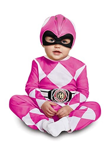 Disguise Pink Ranger Infant Child Costume Pink 1218 Months