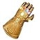 CoserWorld Latex Infinity Hand Glove with Light Up LED Gift for Halloween and Cosplay Gold