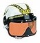Aeromax Jr Armed Forces Pilot Helmet with Tinted Movable Visor White Fits Ages 312
