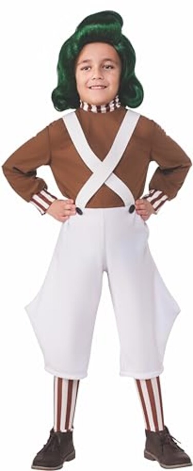 Rubies Willy Wonka and the Chocolate Factory Oompa Loompa Costume for Kids by Boys Medium