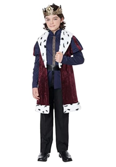 California Costumes Boys Noble Kindhearted King Costume Large