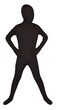 Seeksmile Kids Costume Full Body Zentai Suit Medium Black