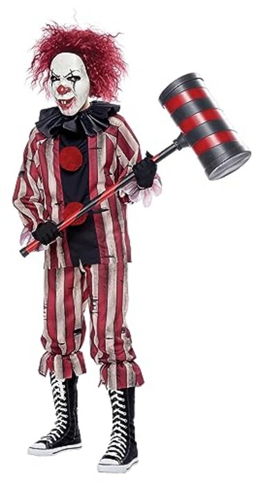 California Costumes Boys Nightmare Clown Costume Large