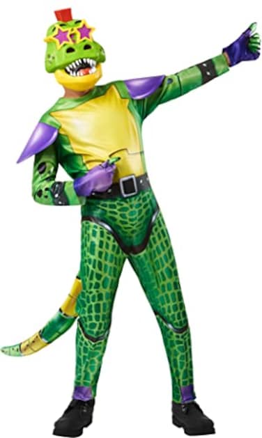 Rubies Five Nights At Freddys Montgomery Gator Costume for Kids Boys XL