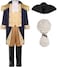 SIZGAROOT George Washington Costume for Boys Kids Colonial Alexander Hamilton Costume 810 Years