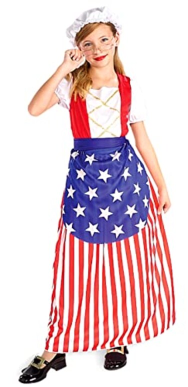 Rubies Betsy Ross Costume for Kids Girls Small