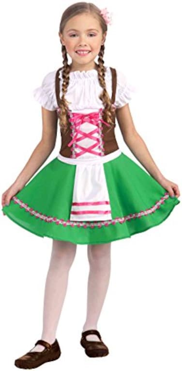Rubies Gretel German Costume Dress for Kids Girls Medium