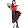 Amscan Elegant Spanish Dancer Costume Set For Ages 1214 Large Size 1 Pc Dazzling Red Black Design Perfect for Themed Parties and Performances