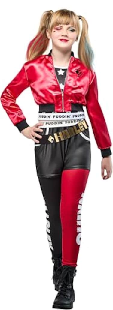 Rubies DC Comics Villains Harley Quinn Costume for Kids Girls Large
