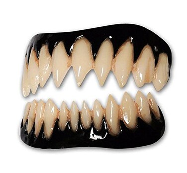 Dental Distortions Black Pennywise FX Fangs 20 Evil Clown Costume Teeth