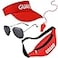 Matiniy Guard Costume Accessories Set Including Guard Hat Fanny Pack Whistle Sunglasses for Women Men Beach White