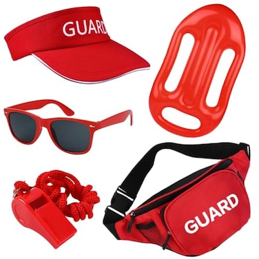 Matiniy 3 Pcs Guard Costume Set Include Guard Hat Sunglasses for Men Women Party Dress UpVisor