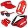 Matiniy 3 Pcs Guard Costume Set Include Guard Hat Sunglasses for Men Women Party Dress UpVisor