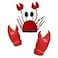 DPSKYHQ Funny Unisex Novelty Hat 3D Crab Seafood Cap Latex Giant Crab Claws Gloves Crab Costume Props Hat Set Hat Claws Gloves