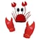 DPSKYHQ Funny Unisex Novelty Hat 3D Crab Seafood Cap Latex Giant Crab Claws Gloves Crab Costume Props Hat Set Hat Claws Gloves