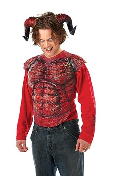 California Costumes Demon Horns with Teeth Accessory