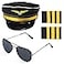 Beelittle Airline Pilot Captain Costume Kit Pilot Dress up Accessory Set with Aviator Sunglasses