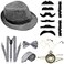 ELECLAND 10 Pieces 1920s Men Costume Accessories Set Roaring Retro Gangster Costume