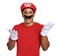 Disguise Super Mario Bros Mario Accesory Kit Official Super Mario Bros Accessory Kit for Adults