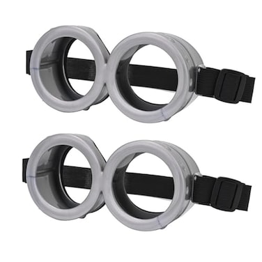 DSKOBT 2Pcs Vintage Steampunk Goggles Glasses Round Cartoon Costume for Cosplay Glasses 2pcs