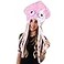 Funny Party Hats Squid Hat Funny Fun and Crazy Hats in Many Styles Shiny Pink Squid Hat
