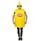 DSplay Adult Unisex Lightweight Yellow Mustard Costume
