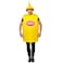 DSplay Adult Unisex Lightweight Yellow Mustard Costume