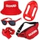 Matiniy Guard Costume Set Include Guard Red Hat with Lanyard Guard Costume for Men Women Style2