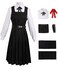 Wolancy Cosplay Costume School Outfit Uniform Dress Shirt Cloak Jacket Skirt Suit Set
