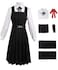 Wolancy Cosplay Costume School Outfit Uniform Dress Shirt Cloak Jacket Skirt Suit Set