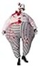 Rubies Evil Clown Inflatable Costume for Adults Unisex One Size