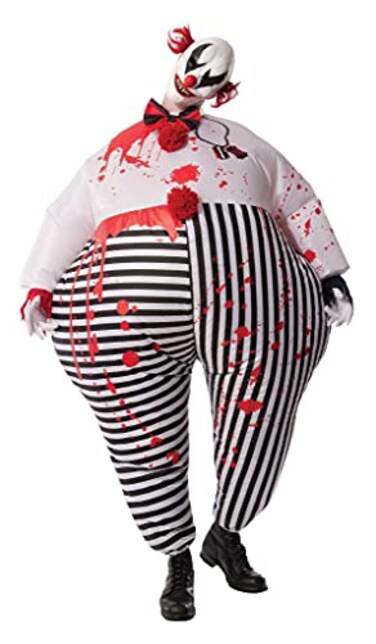 Rubies Evil Clown Inflatable Costume for Adults Unisex One Size