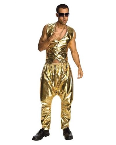 Rubies MC Gold Costume Pants for Adults Mens Standard