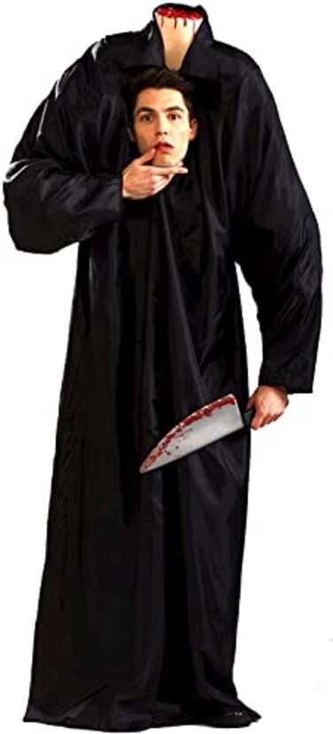 Rubies Headless Man Costume for Adults Mens Standard Black