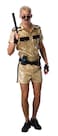 Rubies Reno 911 Lt Dangle Deluxe Costume for Adults Mens Standard