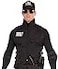 Rubies SWAT Zip Up Vest for Adults Mens One Size Black