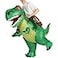 COMIN Inflatable Dinosaur Costume Adult Riding T Rex Funny Halloween Costume for Men Women 63
