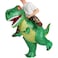 COMIN Inflatable Dinosaur Costume Adult Riding T Rex Funny Halloween Costume for Men Women 63