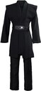 GOLDSTITCH Men Tunic Robe Knight Fancy Cool Cosplay Costume black L