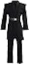 GOLDSTITCH Men Tunic Robe Knight Fancy Cool Cosplay Costume black S