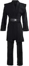GOLDSTITCH Men Tunic Robe Knight Fancy Cool Cosplay Costume black S