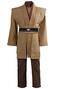 GOLDSTITCH Men Tunic Robe Knight Fancy Cool Cosplay Costume brown L