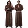 California Costumes Mens Renaissance Friar Brown SmallMedium US